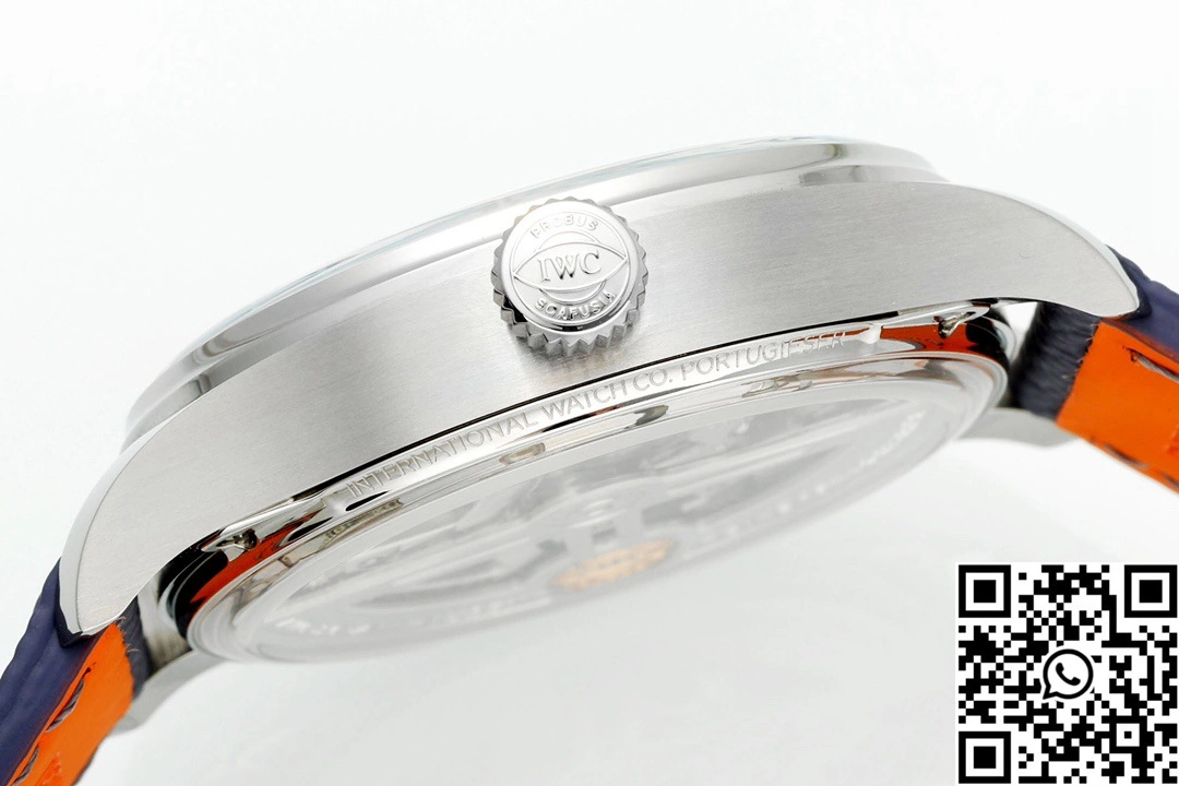 Functional IWC Portugieser IW501708 APS Factory 42mm Stainless Steel Light Blue Dial 1988