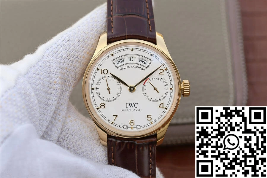 IWC Portugieser IW503502 YL Factory Gold Shell White Dial Durable 2019