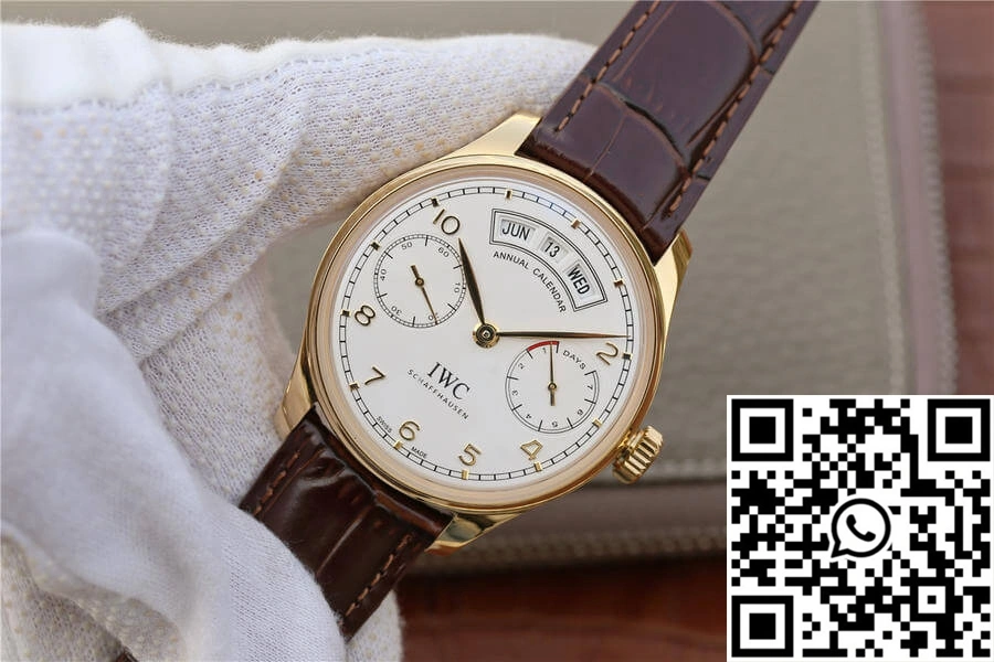 IWC Portugieser IW503502 YL Factory Gold Shell White Dial Durable 2019