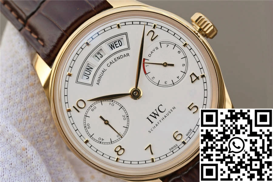 IWC Portugieser IW503502 YL Factory Gold Shell White Dial Durable 2019