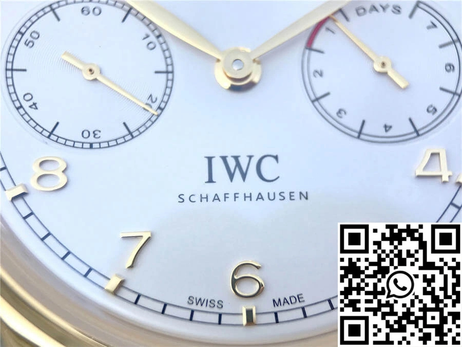 IWC Portugieser IW503502 YL Factory Gold Shell White Dial Durable 2019