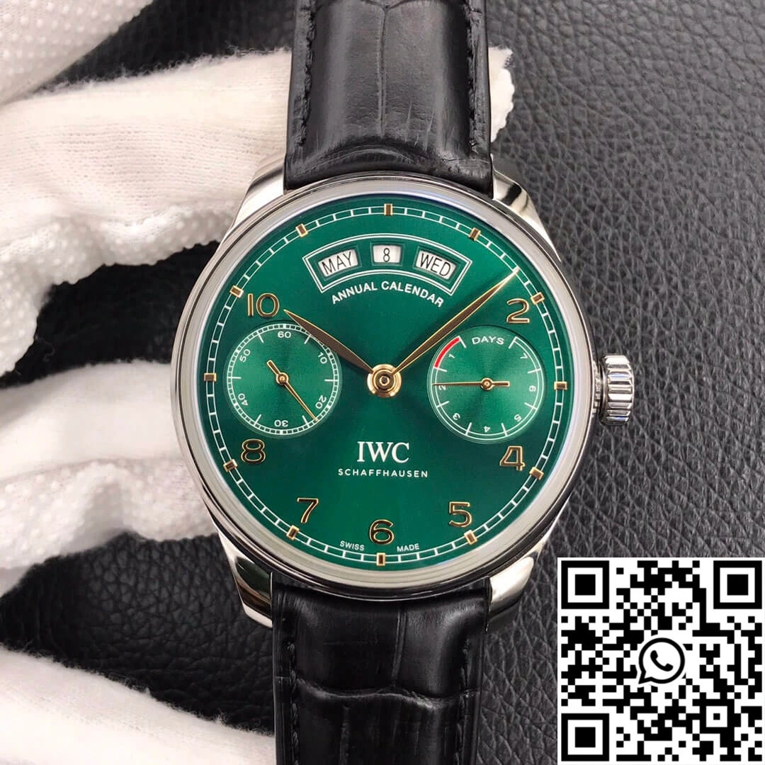 Neat IWC Portugieser IW503510 ZF Factory Green Dial 1973