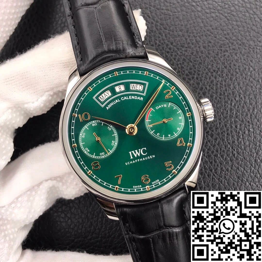 Neat IWC Portugieser IW503510 ZF Factory Green Dial 1973