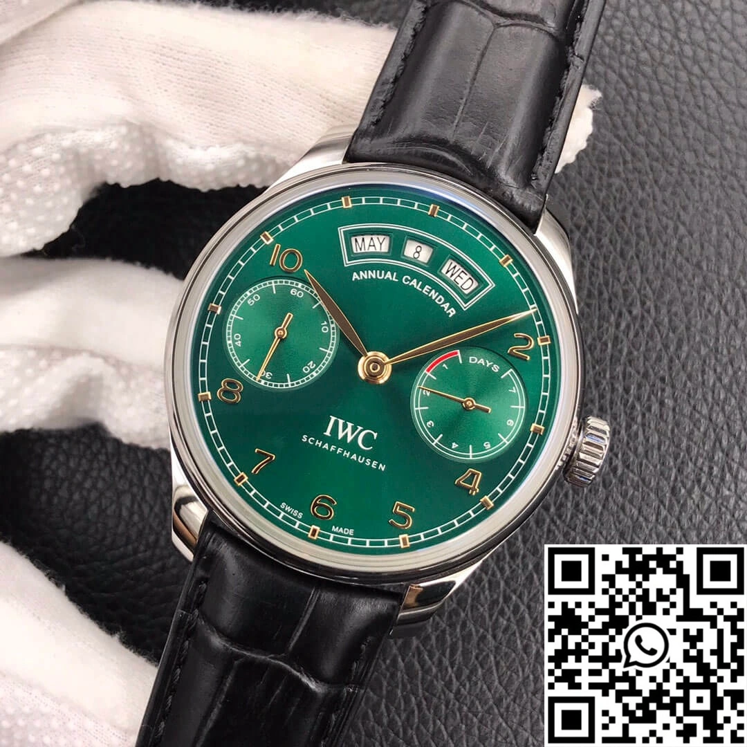 Neat IWC Portugieser IW503510 ZF Factory Green Dial 1973