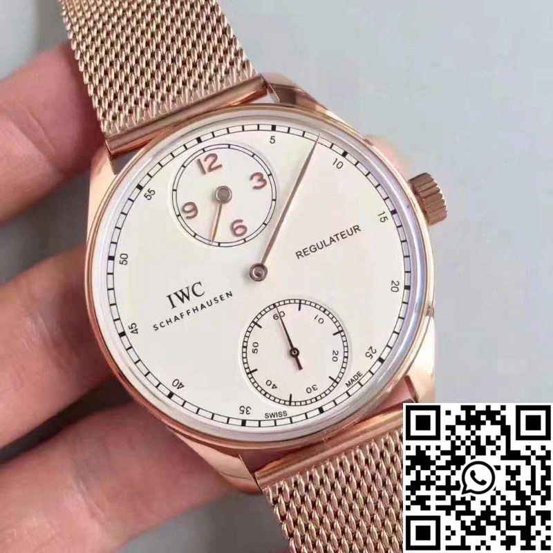 OdorResistant IWC Portugieser Regulateur IW544402 YL Factory White Dial 2006