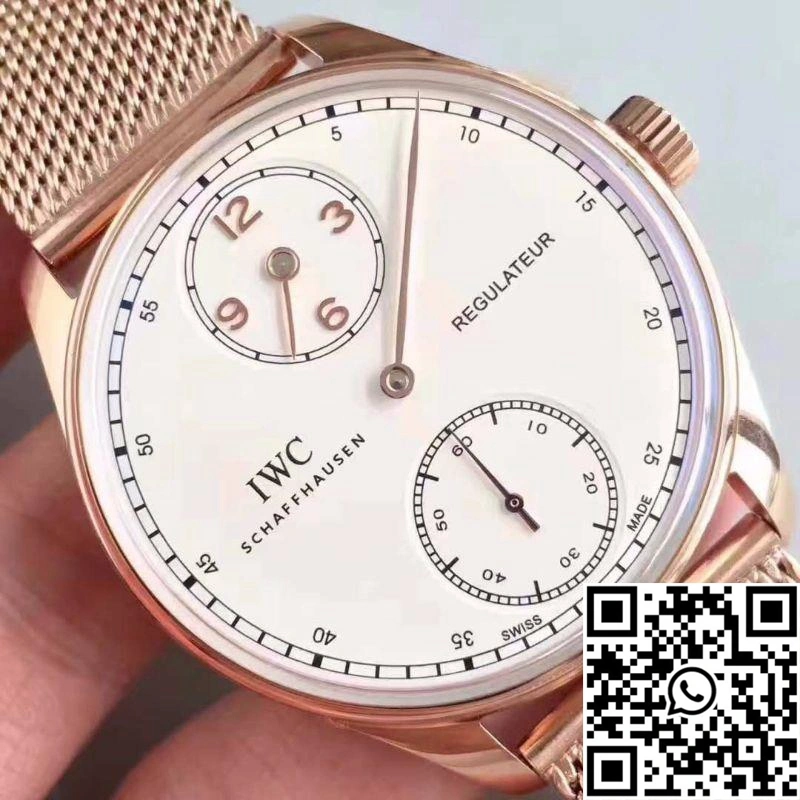 OdorResistant IWC Portugieser Regulateur IW544402 YL Factory White Dial 2006