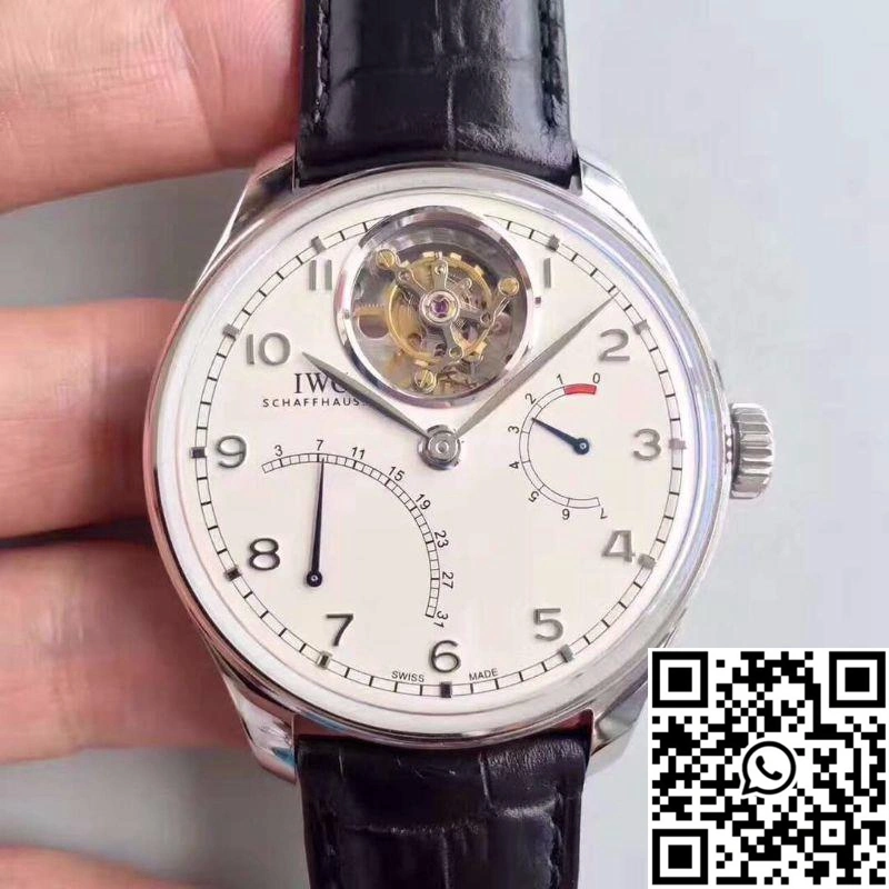 IWC Portugieser Tourbillon Mystere Retrograde IW504601 YL Factory White Dial Tailored 2005