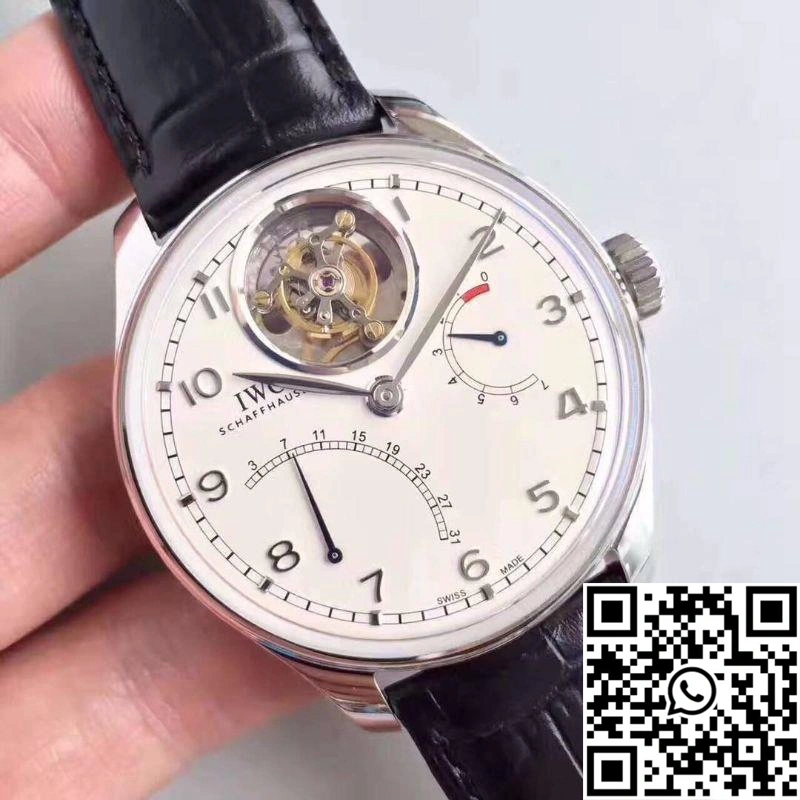 IWC Portugieser Tourbillon Mystere Retrograde IW504601 YL Factory White Dial Tailored 2005