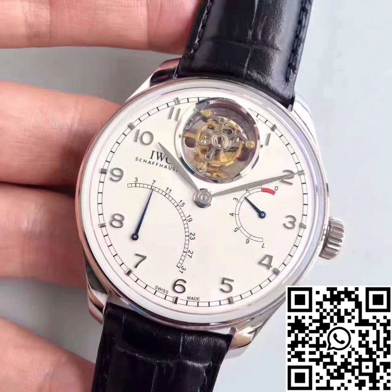 IWC Portugieser Tourbillon Mystere Retrograde IW504601 YL Factory White Dial Tailored 2005