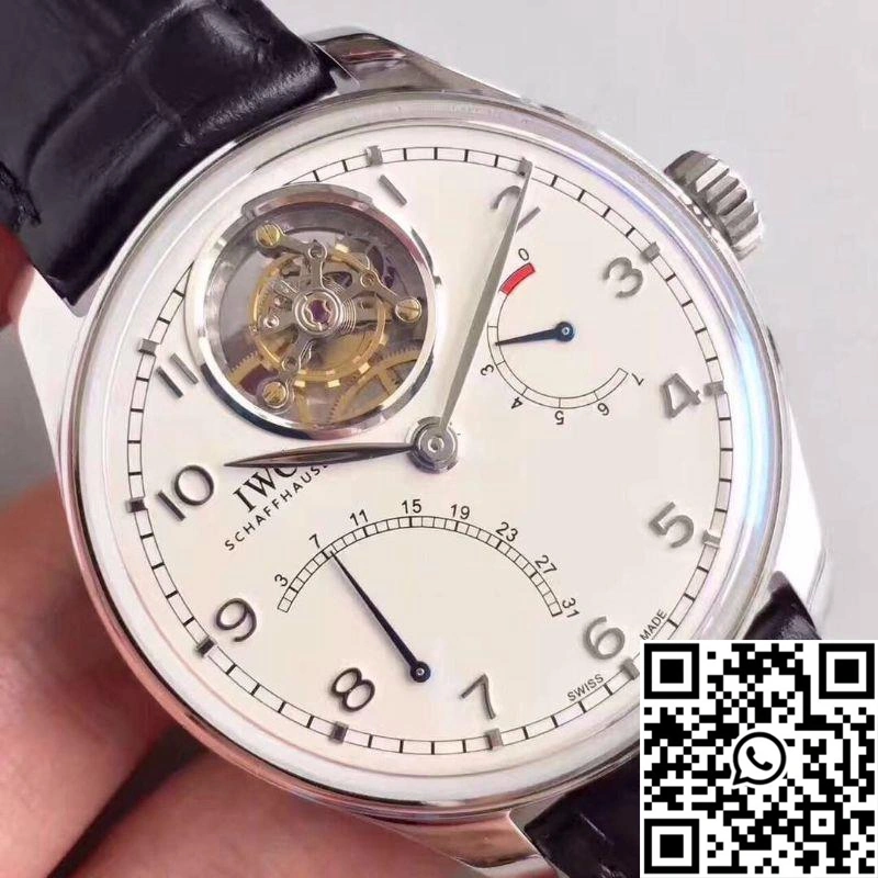 IWC Portugieser Tourbillon Mystere Retrograde IW504601 YL Factory White Dial Tailored 2005