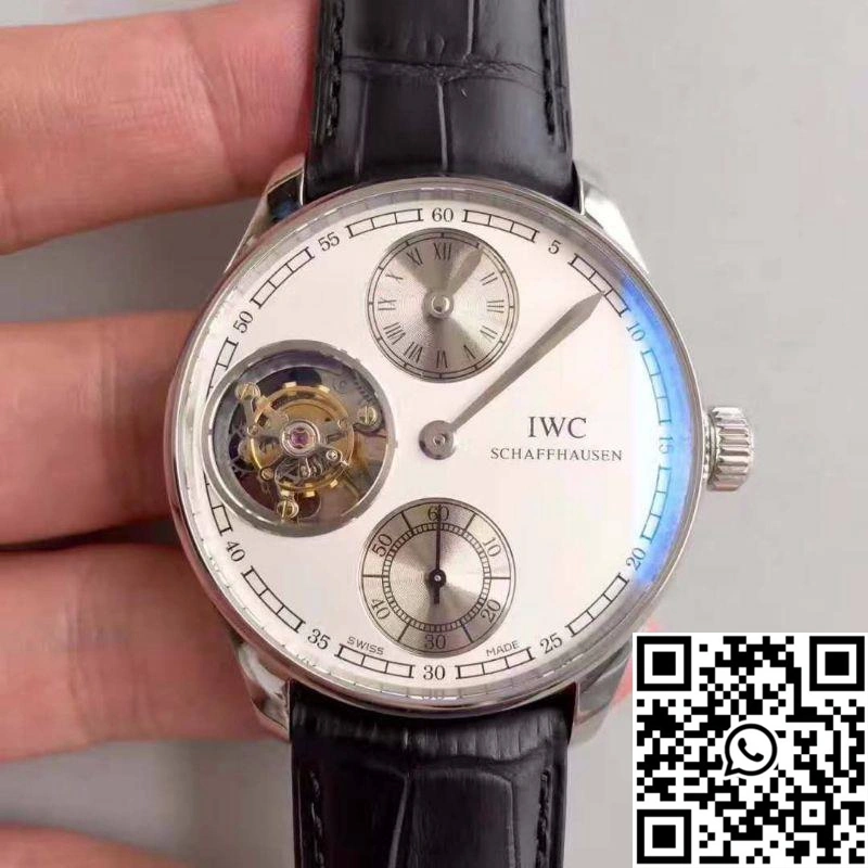 IWC Portugieser Tourbillon Regulator IW544603 YL Factory White Dial Affordable 1986