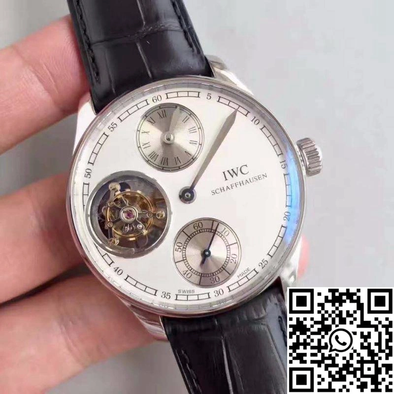 IWC Portugieser Tourbillon Regulator IW544603 YL Factory White Dial Affordable 1986