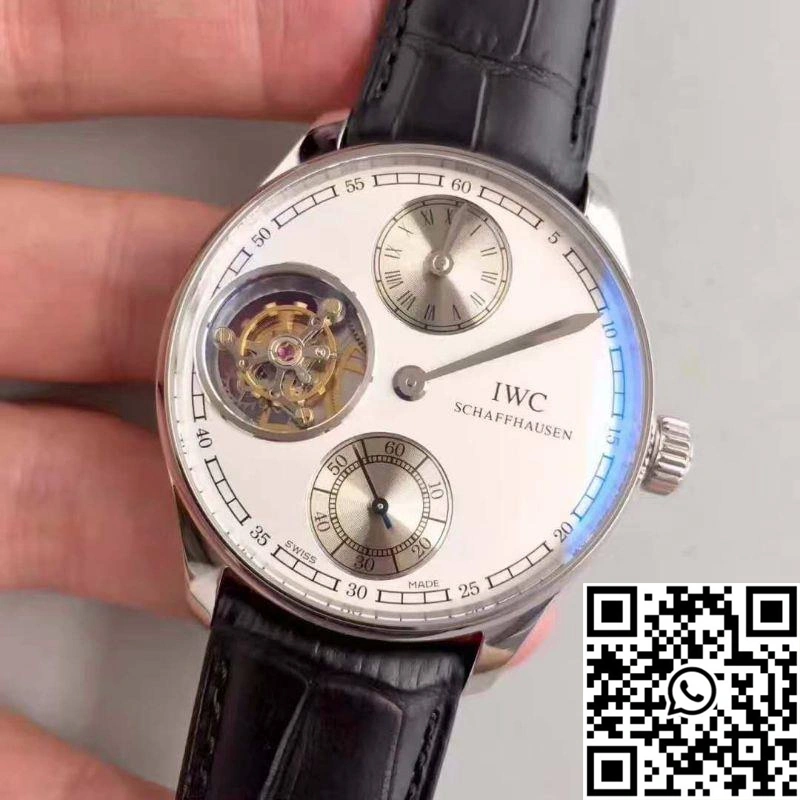 IWC Portugieser Tourbillon Regulator IW544603 YL Factory White Dial Affordable 1986