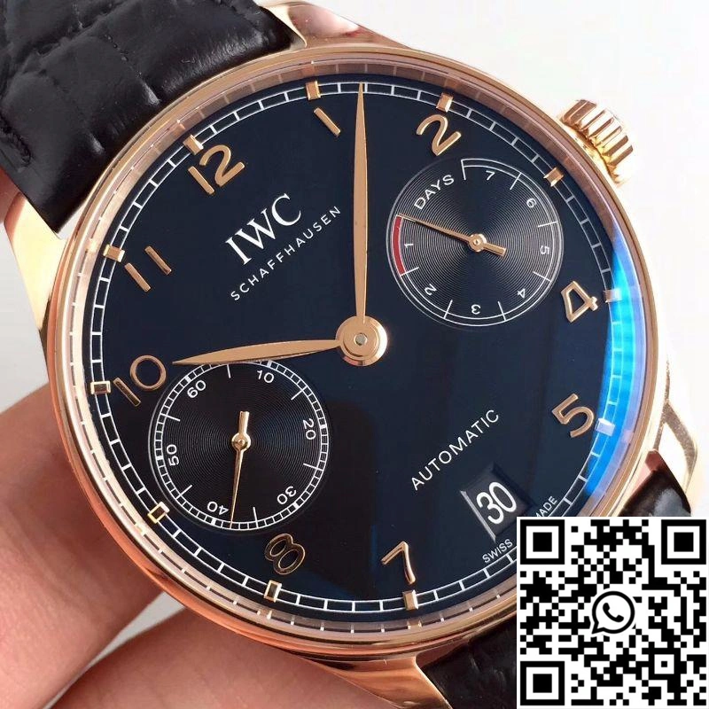 Upgraded IWC Portuguese IW500701 ZF Factory Black Dial 2037