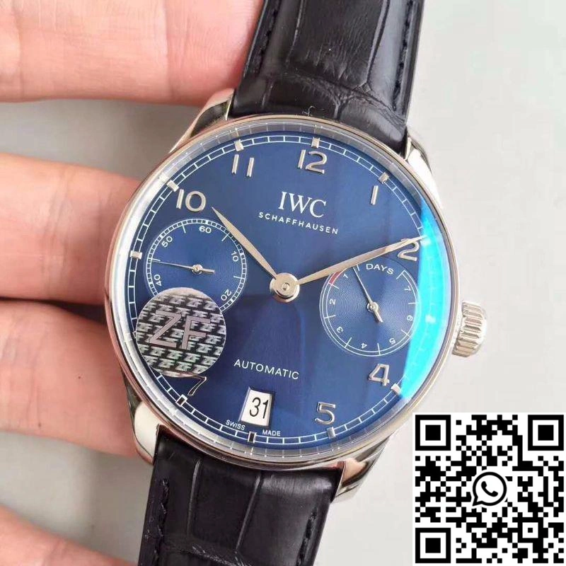 IWC Portuguese IW500703 ZF Factory Blue Dial Durable 2031