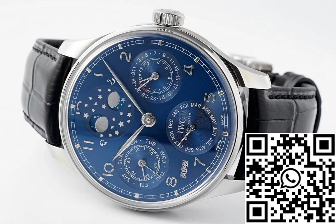 Refined IWC Portuguese Perpetual Calendar IW503401 APS Factory Blue Dial 2034