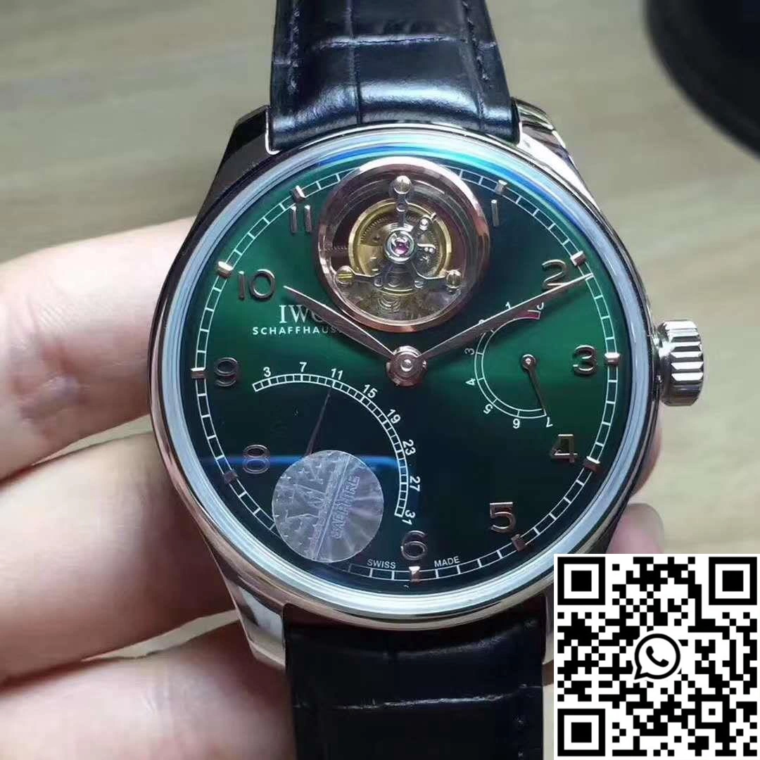 ZipUp IWC Portuguese Tourbillon YL Factory Green Dial 2047