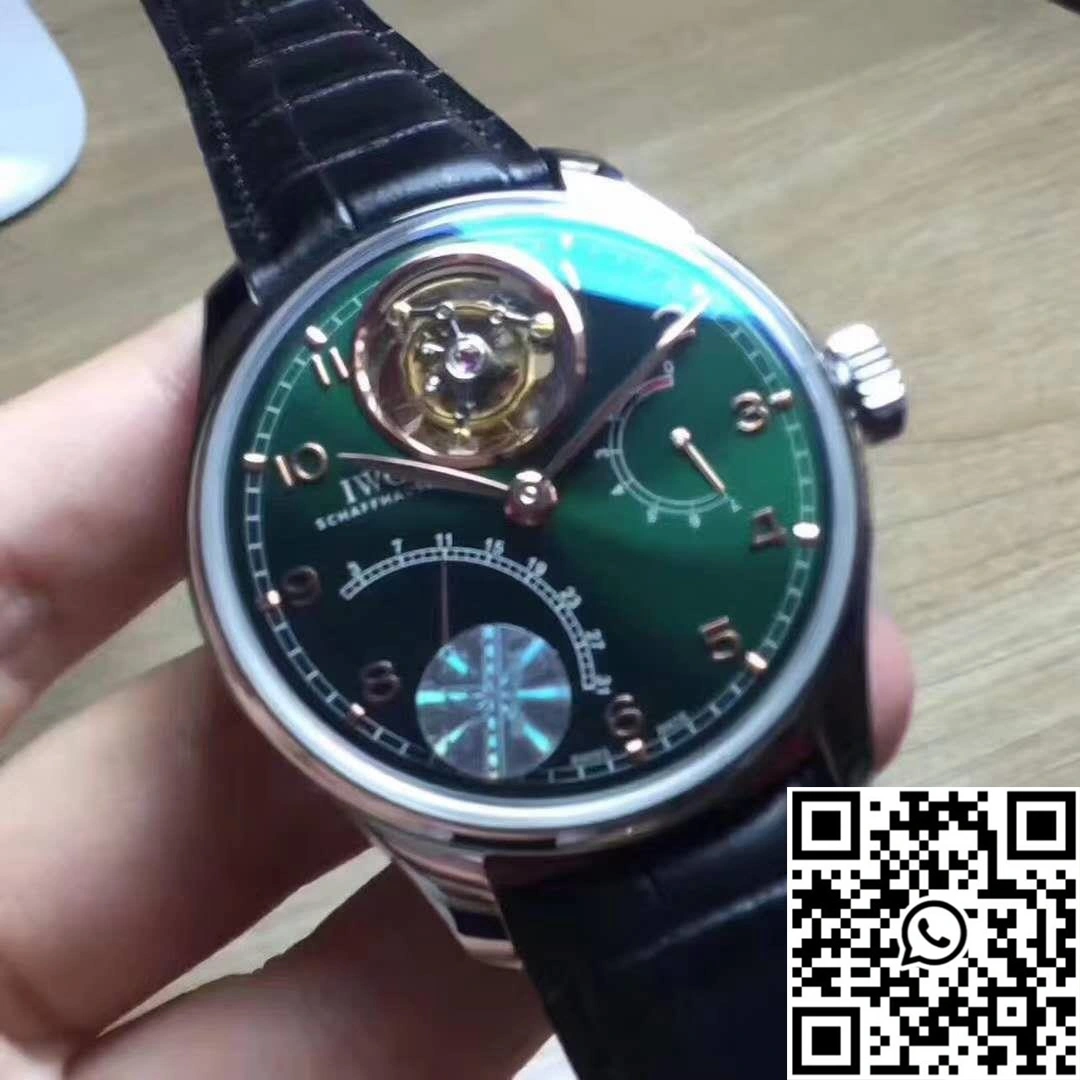ZipUp IWC Portuguese Tourbillon YL Factory Green Dial 2047