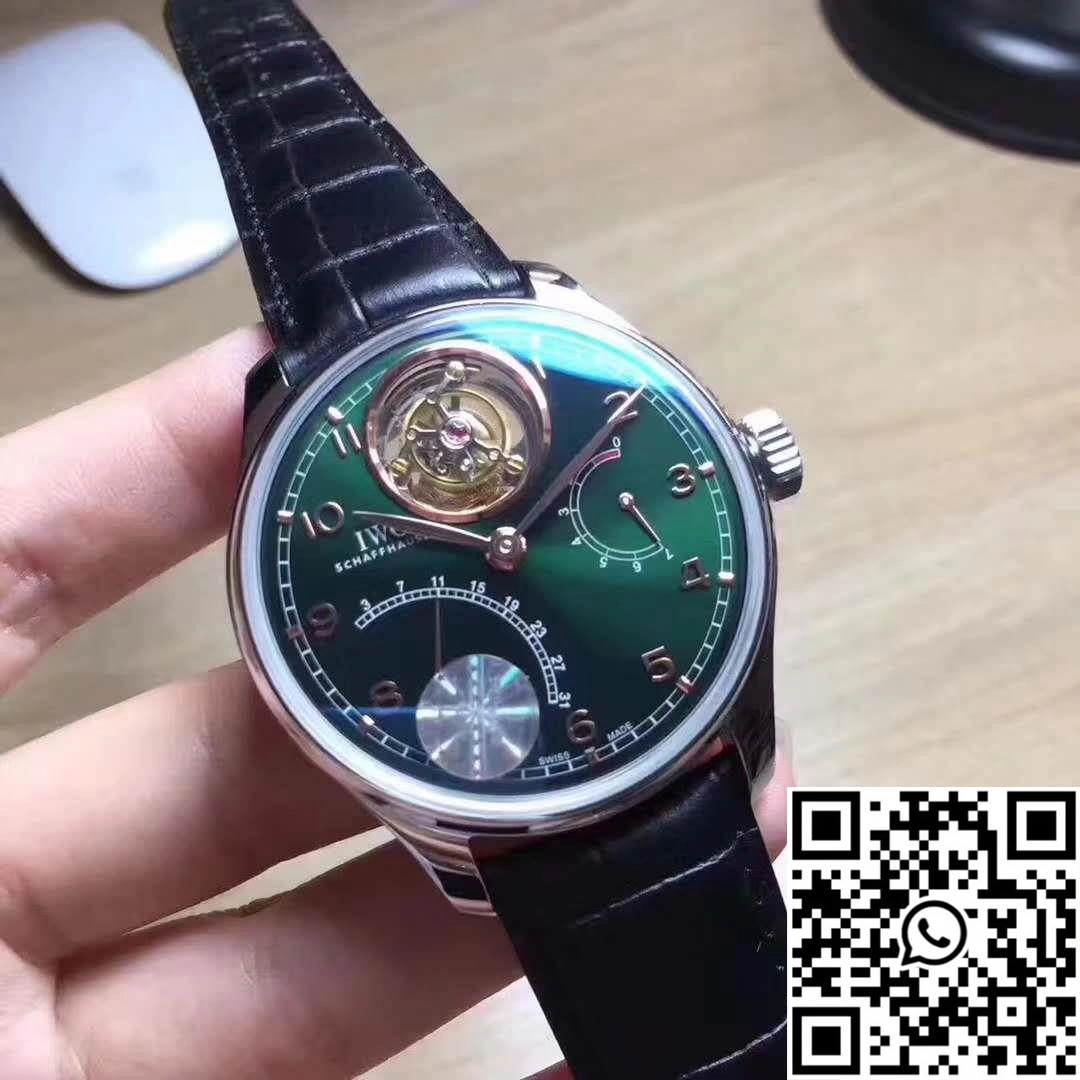 ZipUp IWC Portuguese Tourbillon YL Factory Green Dial 2047
