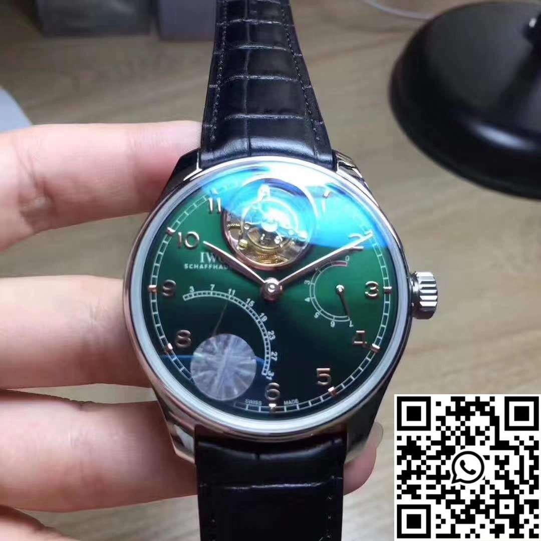 ZipUp IWC Portuguese Tourbillon YL Factory Green Dial 2047