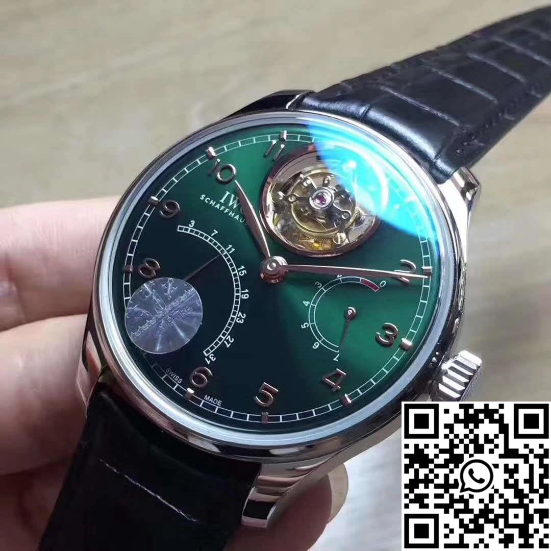 ZipUp IWC Portuguese Tourbillon YL Factory Green Dial 2047