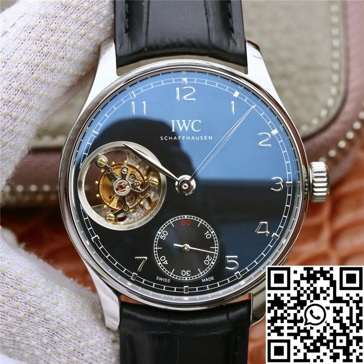 Sleek IWC Portuguese Tourbillon ZF Factory Stainless Steel 2036