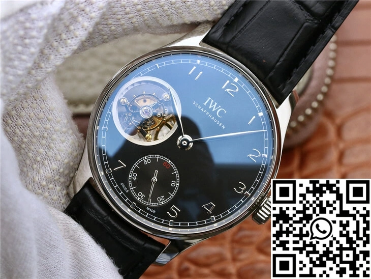 Sleek IWC Portuguese Tourbillon ZF Factory Stainless Steel 2036