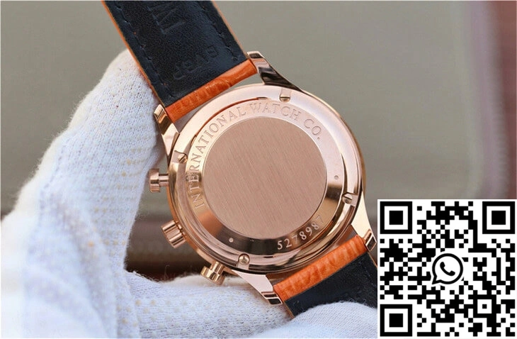 IWC Portuguese ZF Factory Orange Cowhide Strap MoistureWicking 2044