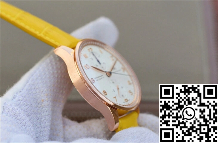 Seasonal IWC Portuguese ZF Factory Yellow Cowhide Strap 2038