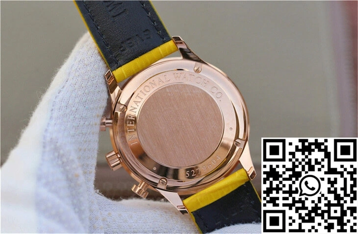 Seasonal IWC Portuguese ZF Factory Yellow Cowhide Strap 2038
