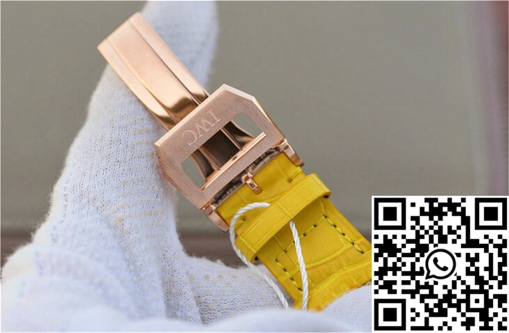 Seasonal IWC Portuguese ZF Factory Yellow Cowhide Strap 2038