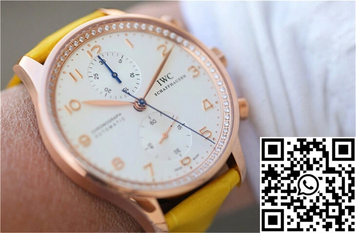 Seasonal IWC Portuguese ZF Factory Yellow Cowhide Strap 2038