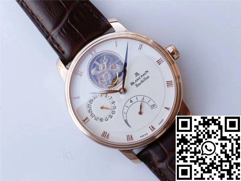 JB Factory Blancpain Villeret Tourbillon 8 Jours 6025-3642-55b Minimalist 1559
