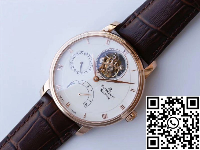 JB Factory Blancpain Villeret Tourbillon 8 Jours 6025-3642-55b Minimalist 1559