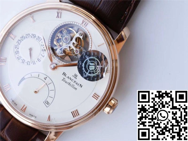 JB Factory Blancpain Villeret Tourbillon 8 Jours 6025-3642-55b Minimalist 1559