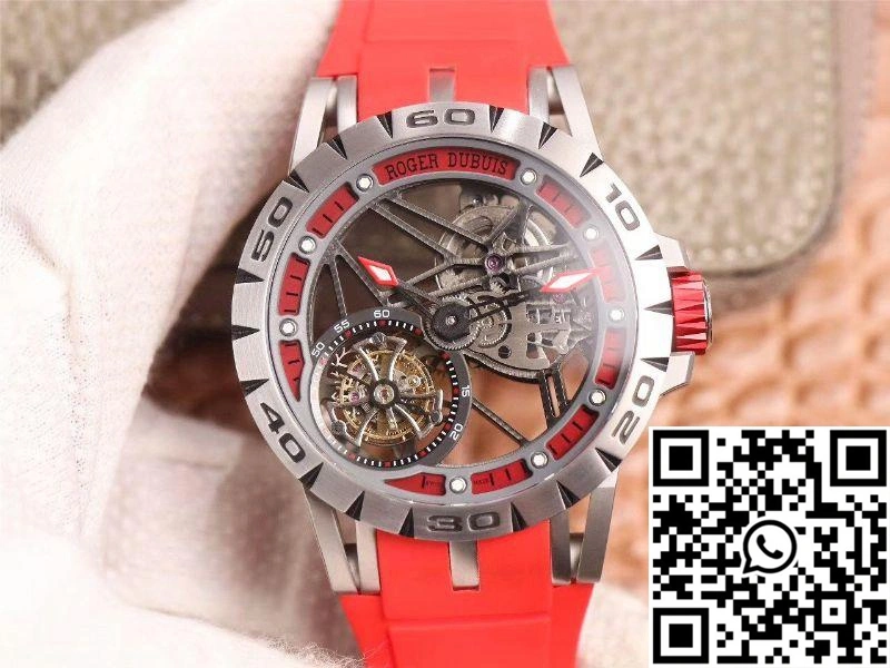 JB Factory Roger Dubuis Excalibur Spider Carbon Skeleton Flying Tourbillon RDDBEX0572 Transparent Version Popular 2526