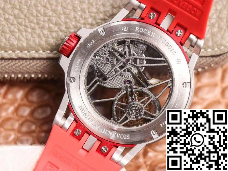 JB Factory Roger Dubuis Excalibur Spider Carbon Skeleton Flying Tourbillon RDDBEX0572 Transparent Version Popular 2526