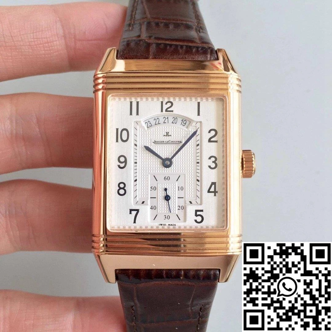 Jaeger-LeCoultre Grande Reverso Q3738420 Rose Gold Black Dial ZeroBulk 2136