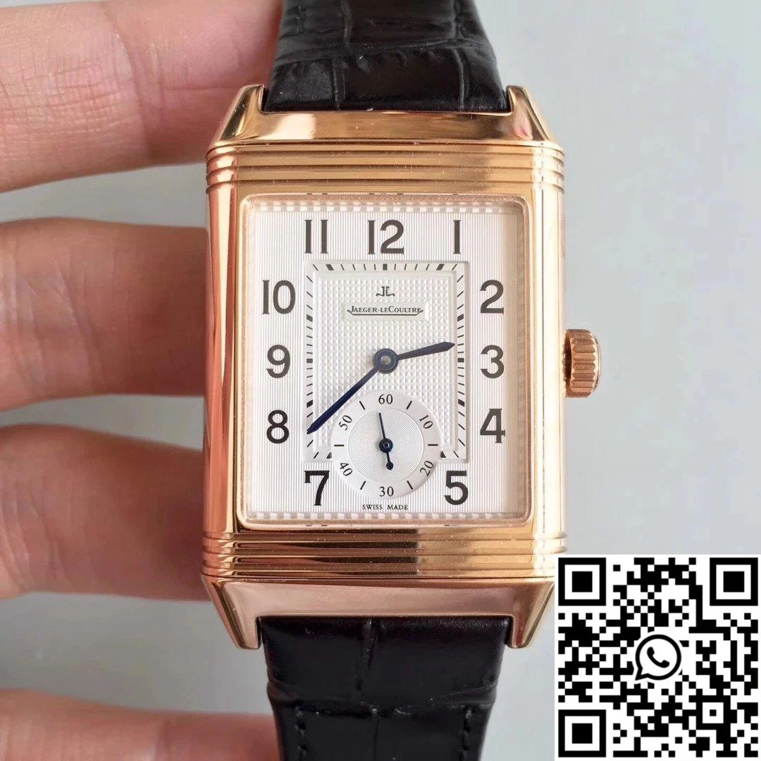 Jaeger-LeCoultre Grande Reverso Q3738420 Rose Gold Black Dial ZeroBulk 2136