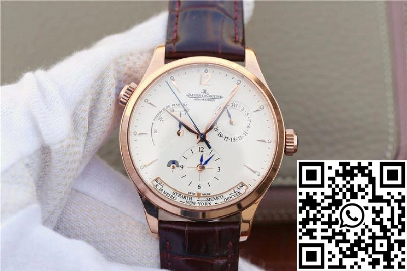 Jaeger-LeCoultre Master Calendar 1428421 Rose Gold White Dial Comfortable 2095