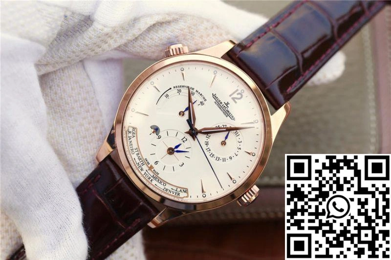 Jaeger-LeCoultre Master Calendar 1428421 Rose Gold White Dial Comfortable 2095