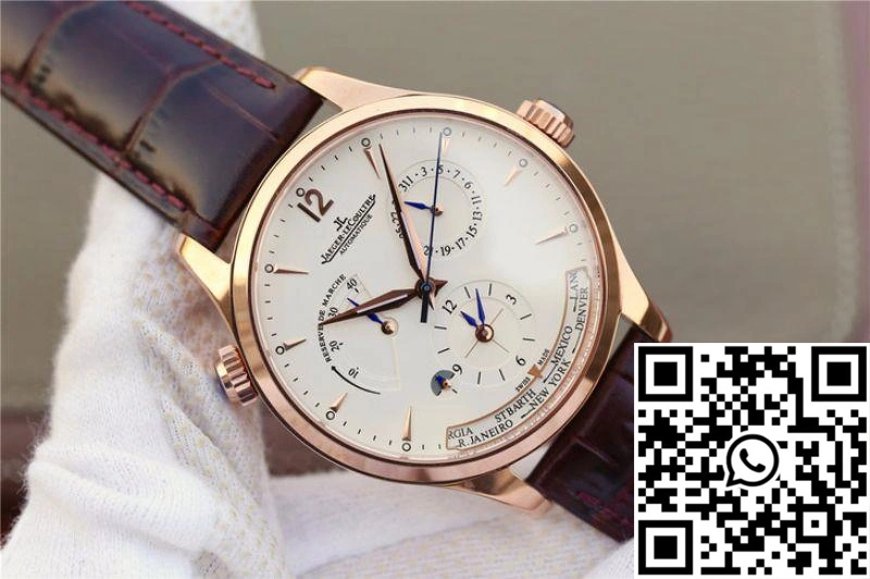 Jaeger-LeCoultre Master Calendar 1428421 Rose Gold White Dial Comfortable 2095