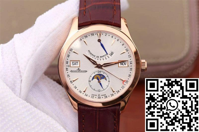 Jaeger-LeCoultre Master Calendar Q151242A Rose Gold Silver Dial Versatile 2091