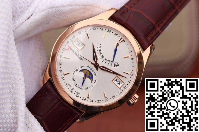 Jaeger-LeCoultre Master Calendar Q151242A Rose Gold Silver Dial Versatile 2091