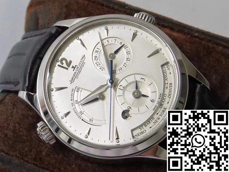 TravelReady Jaeger-LeCoultre Master Geographic Q1428421 ZF Factory Silver Dial 2083