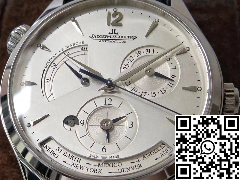 TravelReady Jaeger-LeCoultre Master Geographic Q1428421 ZF Factory Silver Dial 2083