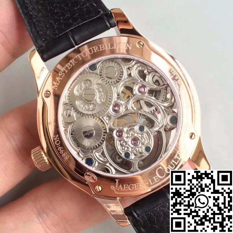Minimalist Jaeger-LeCoultre Master Grande Tradition Tourbillon Rose Gold White Dial 2087