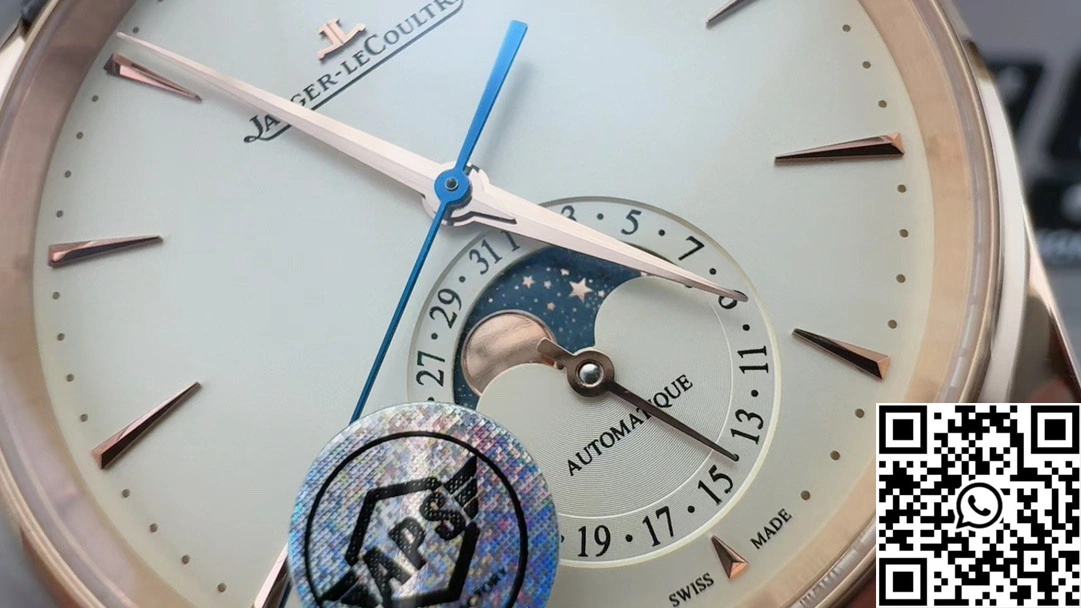 Thermal Jaeger LeCoultre Master Ultra Thin Moon 1362520 APS Factory Rose Gold White Dial 2063