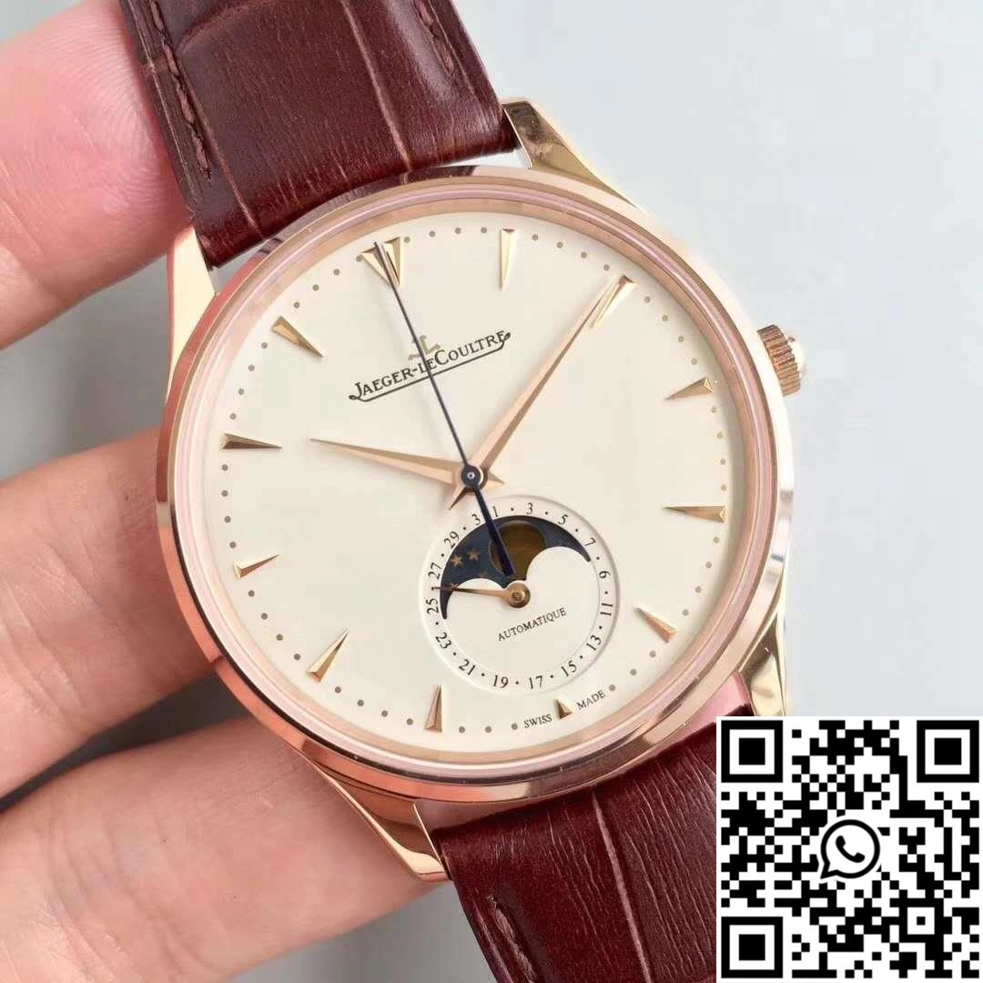 Popular Jaeger-LeCoultre Master Ultra Thin Moon 1362520 ZF Factory White Dial 2101