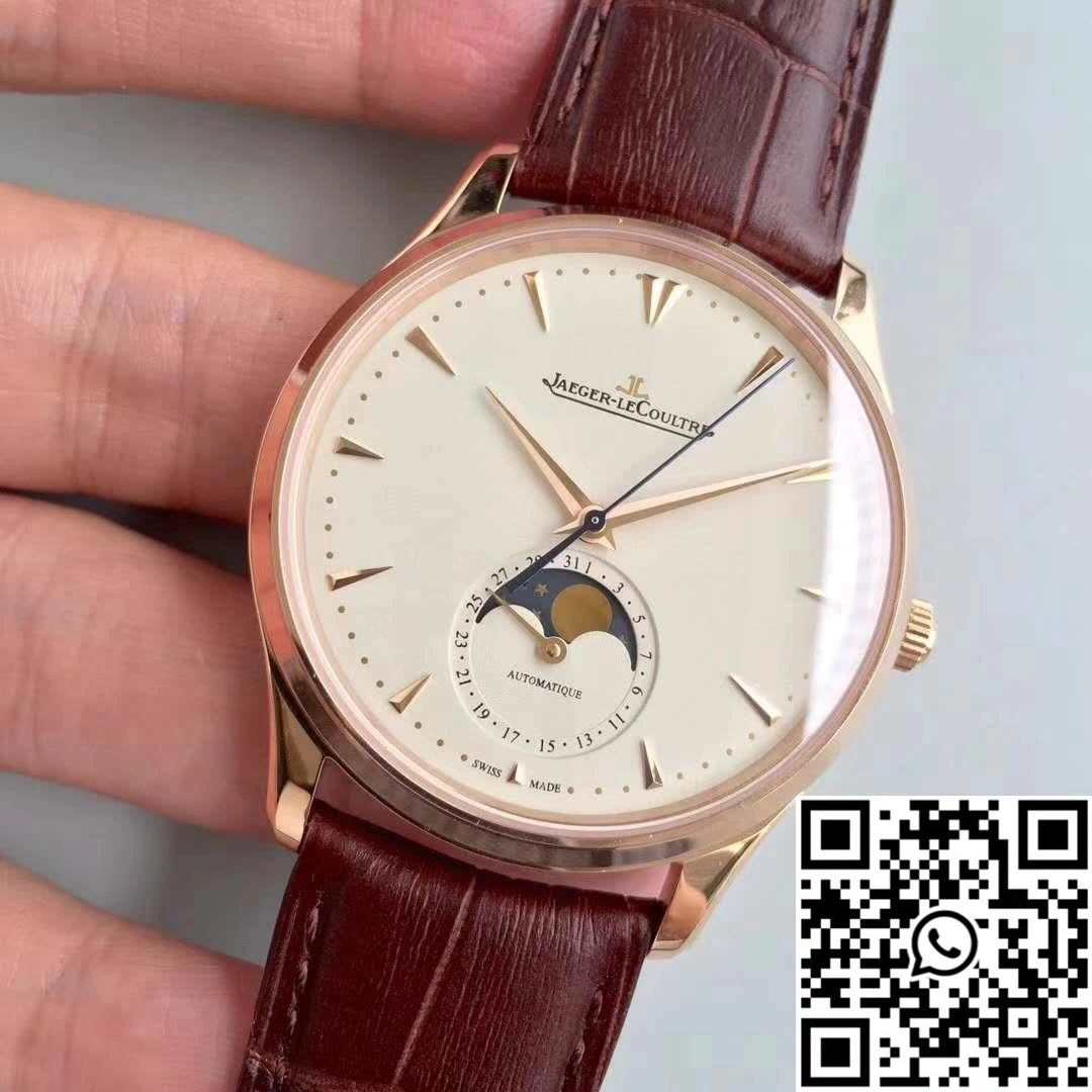 Popular Jaeger-LeCoultre Master Ultra Thin Moon 1362520 ZF Factory White Dial 2101